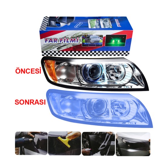 FAR STOP FİLMİ AÇIK MAVİ 30CMX10M 1190444