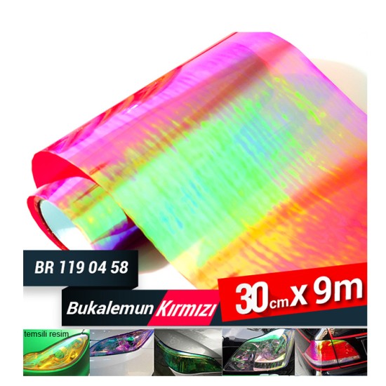 FAR STOP FİLMİ BUKALEMUN KIRMIZI 30CMX9MT 1190458