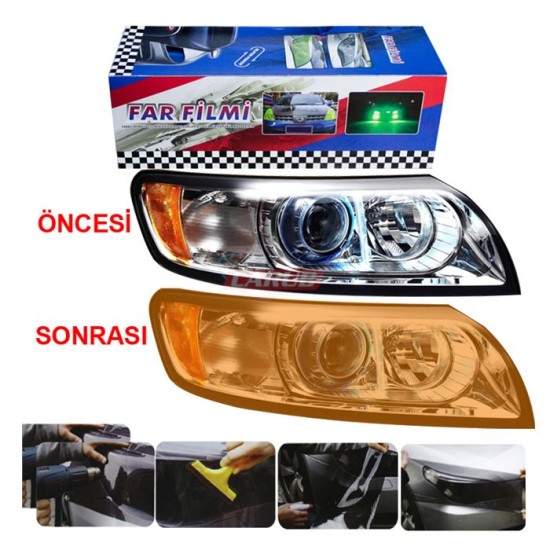FAR STOP FİLMİ TURUNCU 30CMX10MT 1190469