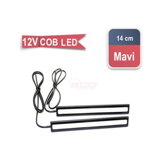 GÜNDÜZ LEDİ ÇUBUK TİP EKO METAL 140X16X3 MAVİ 2Lİ 4322752