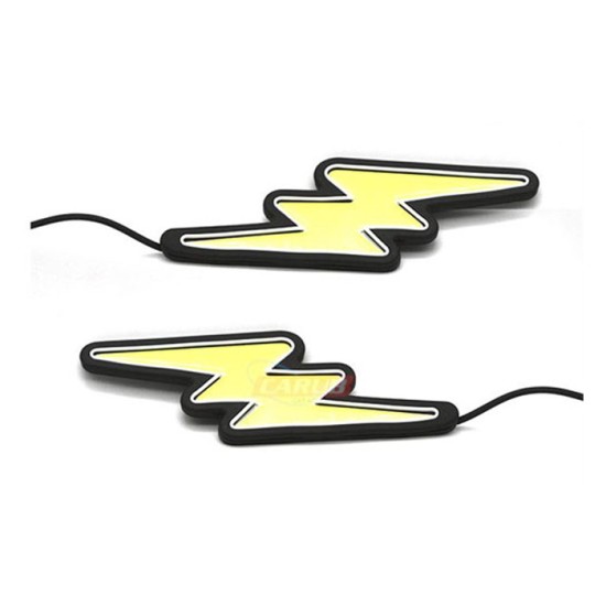 GÜNDÜZ LEDİ ELASTİK COB ŞİMŞEK DESENLİ 12V BEYAZ 4322797