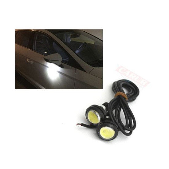 GÜNDÜZ LEDİ AYNA ALTI YUVARLAK KARTAL GÖZÜ 22MM TURUNCU 4621023