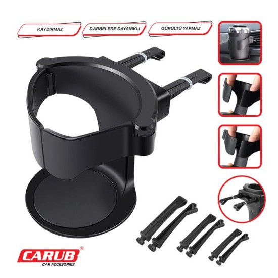 BARDAKLIK ÇOK AMAÇLI HAVALANDIRMA SİYAH 2941024