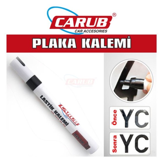 PLAKA YAZMA KALEMİ SİYAH BİLYALI 4621008 VAKUM