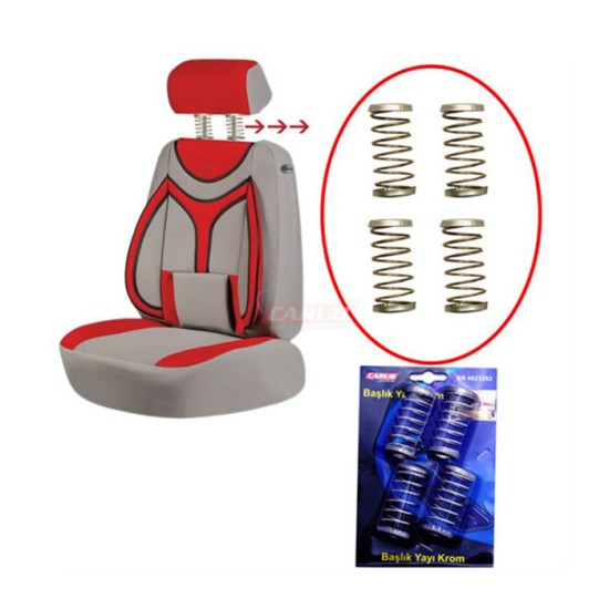 KOLTUK BAŞLIK YAYI 4621261 KROM 4LÜ
