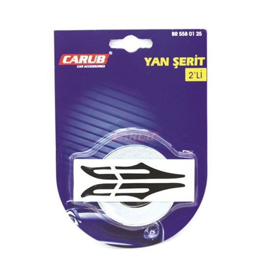 İKİLİ ŞERİT BANT KATANA SİYAH 5580125