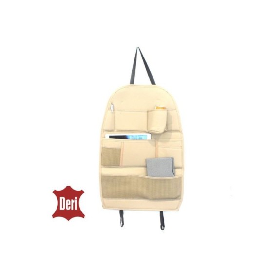 KOLTUK ARKASI ORGANİZER DERİ BEJ 5902215