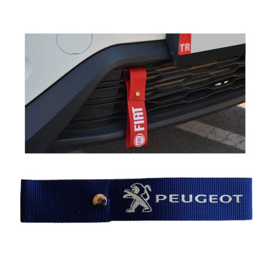 TAMPON ÇEKİ İPİ DİL PEUGEOT MAVİ KUMAŞ AC021 26