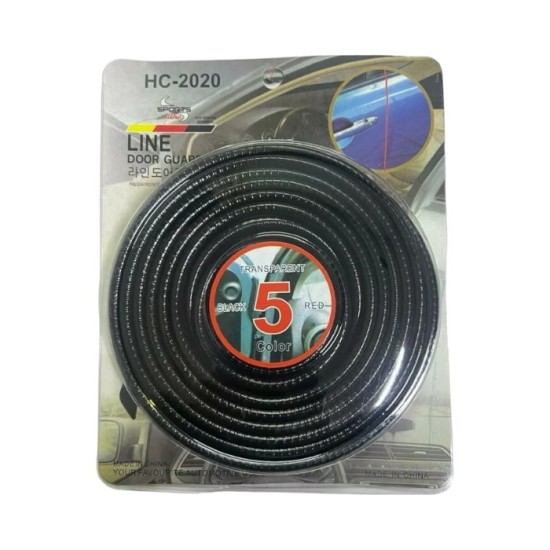 KAPI - BAGAJ - TAMPON - LİP FİTİLİ SİYAH 5,5CMX5,5MT HC-2020 ERN00141-3