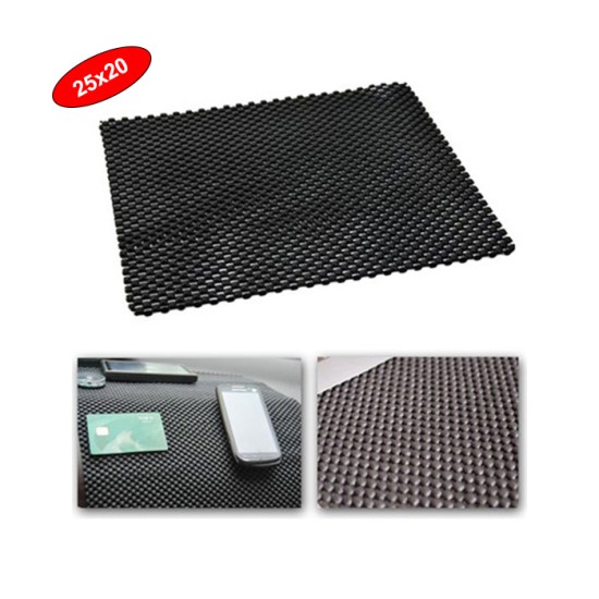 KAYDIRMAZ PED TORPİDO ÜSTÜ 25X20CM SİYAH ERNKP