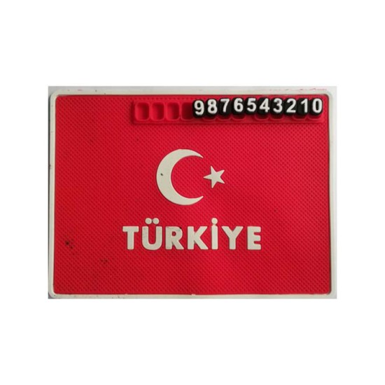 KAYDIRMAZ PED TORPİDO ÜSTÜ SİLİKONLU NUMARATÖRLÜ TÜRKİYE