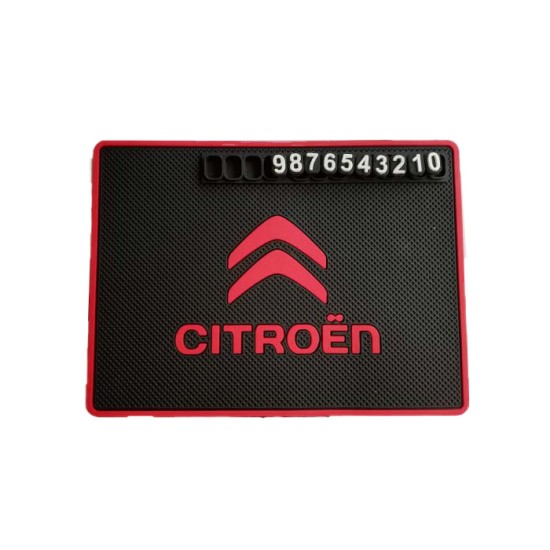 KAYDIRMAZ PED TORPİDO ÜSTÜ SİLİKONLU NUMARATÖRLÜ CITROEN