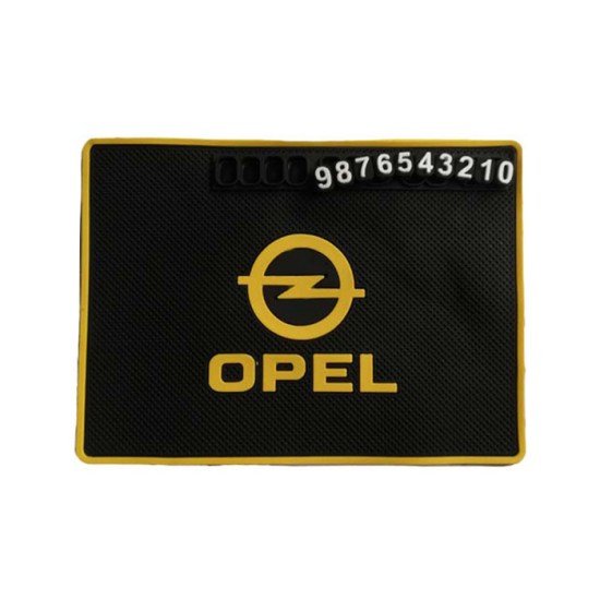 KAYDIRMAZ PED TORPİDO ÜSTÜ SİLİKONLU NUMARATÖRLÜ OPEL