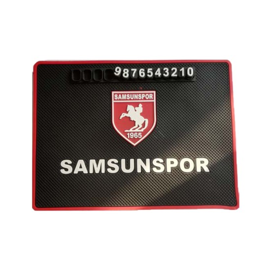 KAYDIRMAZ PED TORPİDO ÜSTÜ SİLİKONLU NUMARATÖRLÜ SAMSUNSPOR