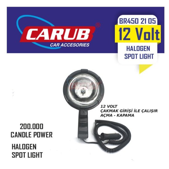 PROJEKTÖR EL TİP SAPLI YUVARLAK KÜÇÜK 125MM 4502105