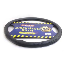 DİREKSİYON KILIFI 45CM FOSFORLU SADE SİYAH 1830261