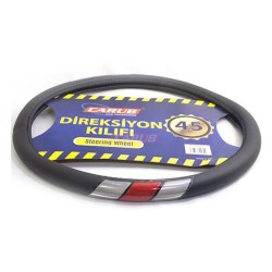 DİREKSİYON KILIFI 45CM FOSFORLU KIRMIZI-GRİ 1830264