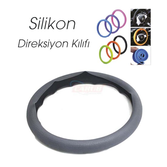 DİREKSİYON KILIFI 38CM SİLİKONLU GRİ 1832061