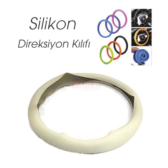 DİREKSİYON KILIFI 38CM SİLİKONLU BEJ 1832063