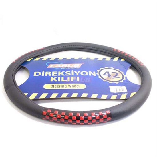 DİREKSİYON KILIFI 42CM FOSFORLU KIRMIZI 1841389