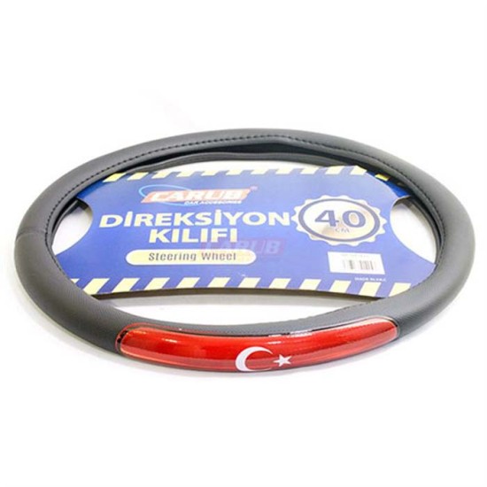 DİREKSİYON KILIFI 40CM FOSFORLU TÜRK BAYRAKLI 1841425