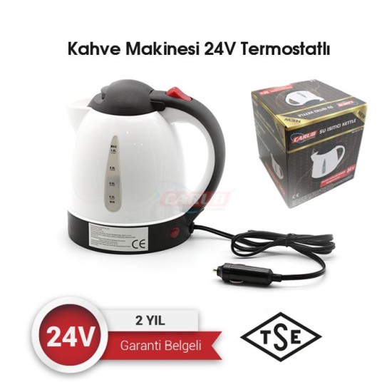 KAHVE MAKİNESİ KETTLE MODEL 2910106 EV TİP TERMOSTATLI 24V 1 LT 2910106