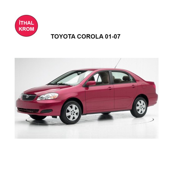 CAM RÜZGARLIĞI KROM TOYOTA COROLLA 01-07 E2 52019005