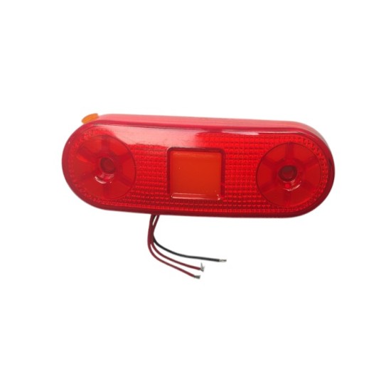 LEDLİ LAMBA NEON 21 LED 2 FONKSİYONLU 12-24V SARI 40X116MM TAS 118S